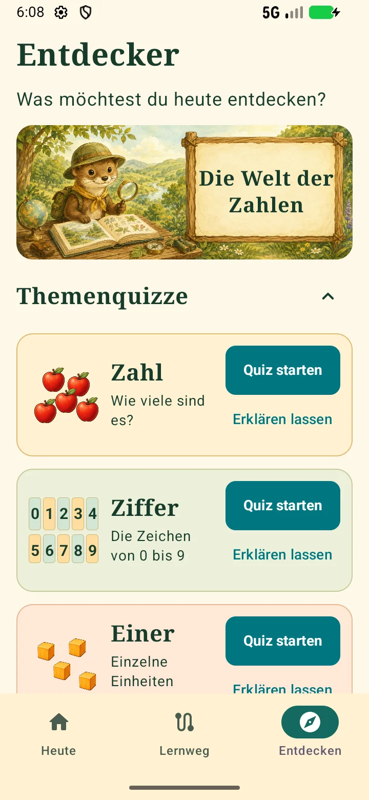 Quiz-Themen in Wimmelwiesel